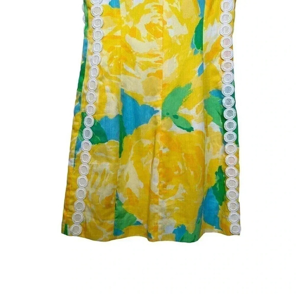 NWT Lilly Pulitzer Yellow Mila Shift Dress First Impressions Sunglow Yellow 00 - Picture 9 of 13